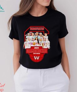 Undefeated 2024 Gamecocks South Carolina signatures shirt