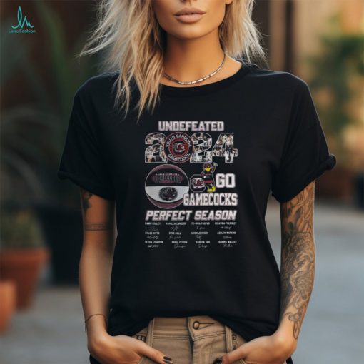 Undefeated 2024 South Carolina Gamecocks Perfect Season T Shirt