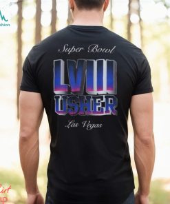 Usher Super Bowl LVIII Collection Mitchell & Ness Black Triple Seven Legacy Jersey Shirt