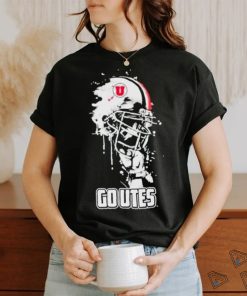 Utah Utes Go Utes Rising Helmet Shirt