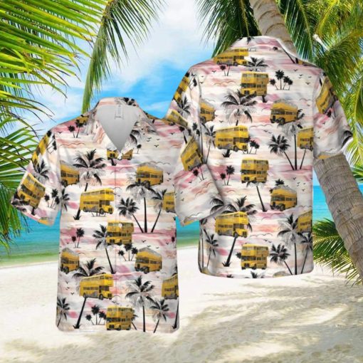 Vintage Double Decker Bus Hawaiian Shirt For Men And Women Gift Teams Shirt Beach