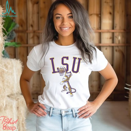 Vintage LSU dunking tiger basketball shirt