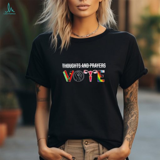 Vote no thoughts and prayers shirt