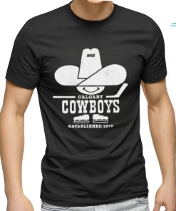 WHA Calgary Cowboys Hockey Established 1975 shirt