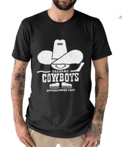 WHA Calgary Cowboys Hockey Established 1975 shirt