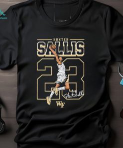 Wake Forest Demon Deacons Hunter Sallis 23 signature shirt