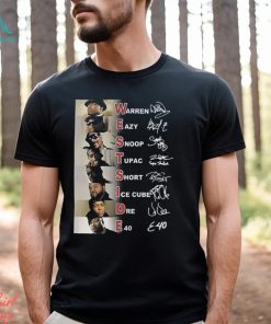 Warren Eazy Snoop Tupac Short Ice Cube Dre E40 Shirt