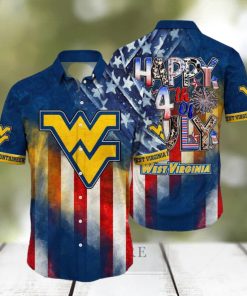 West Virginia Mountaineers NCAA2 Independence Day Holidays Hawaiian Shirt For Men Women Gift