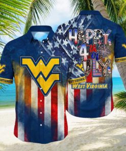 West Virginia Mountaineers NCAA2 Independence Day Holidays Hawaiian Shirt For Men Women Gift