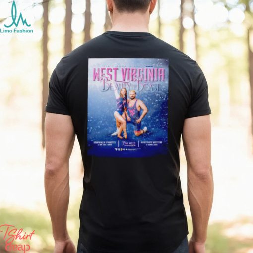 West Virginia meet day Beauty and the Beast poster shirt