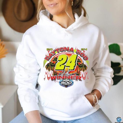 William Byron 2024 Daytona 500 winner signature shirt