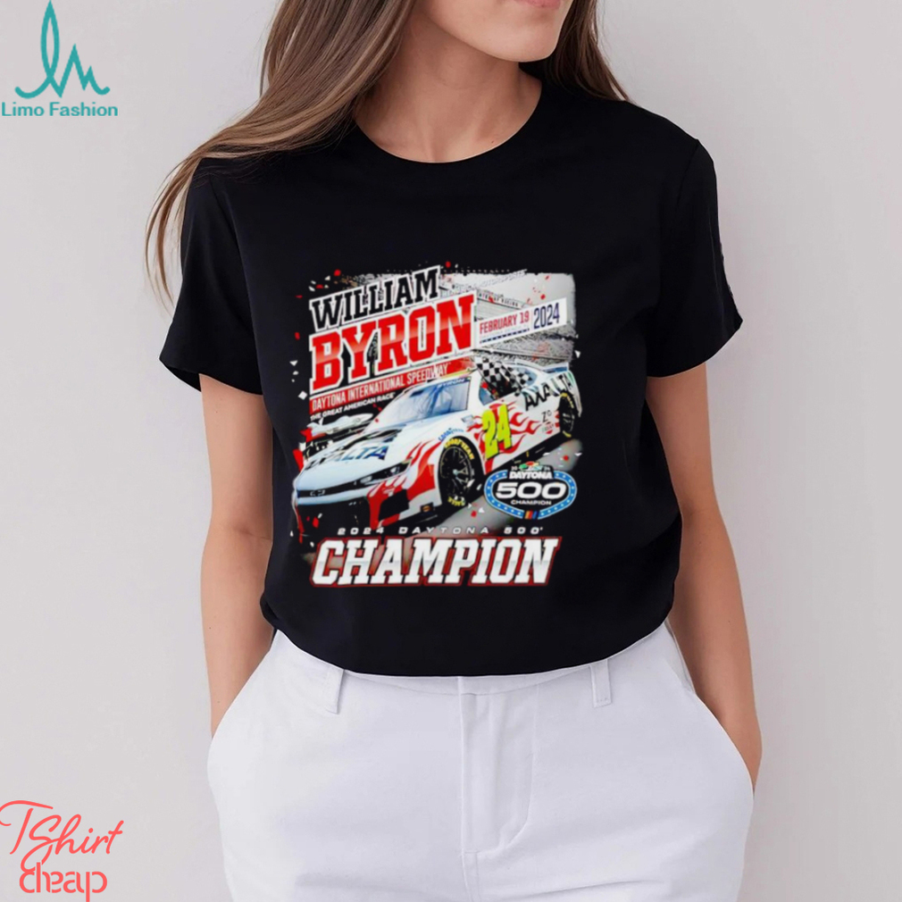 William Byron #24 2024 Daytona 500 Winner Champion shirt William Byron #24 2024 Daytona 500 Winner Champion shirt
