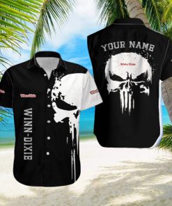 Winn Dixie Exclusive Logo Brand Hawaiian Shirt Skull Gift Summer Custom Name