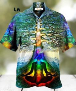 Yoga Peace Comes From Inside Tree Of Life Hawaiian Shirt