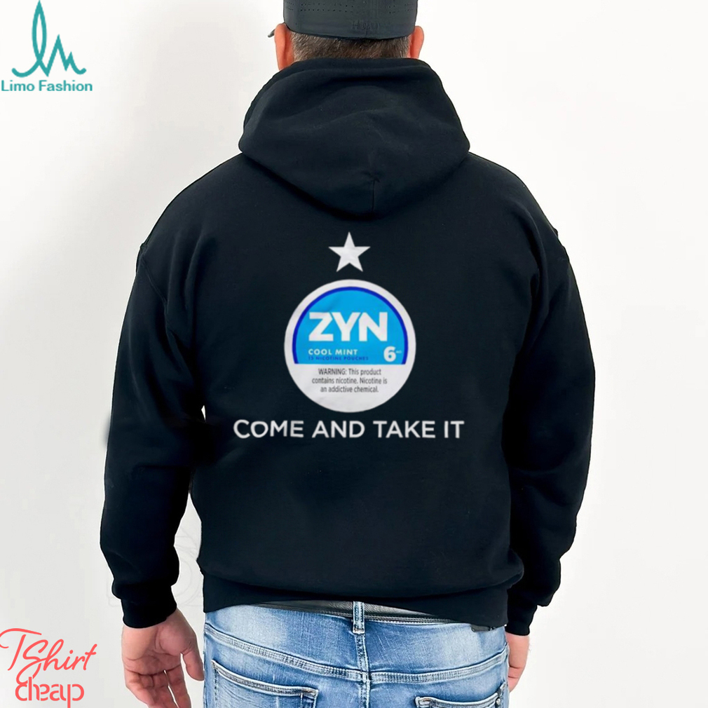 Zyn cool mint come and take it shirt Zyn cool mint come and take it shirt