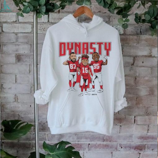 kansas City Chiefs Mahomes, Kelce, & Jones Dynasty Shirt