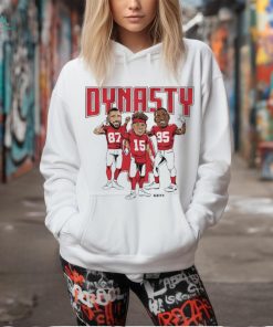 kansas City Chiefs Mahomes, Kelce, & Jones Dynasty Shirt