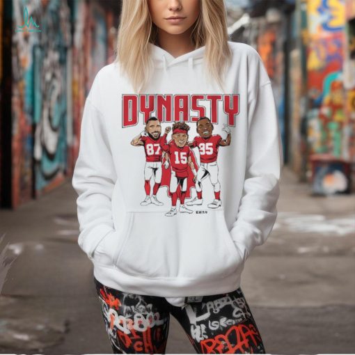kansas City Chiefs Mahomes, Kelce, & Jones Dynasty Shirt