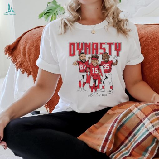 kansas City Chiefs Mahomes, Kelce, & Jones Dynasty Shirt