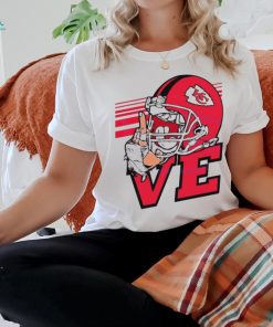 love Kansas City Chiefs Helmet shirt