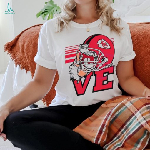 love Kansas City Chiefs Helmet shirt