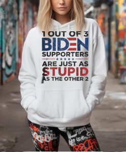 1 Out Of 3 Biden Supporters shirt, hoodie, sweater, long sleeve and tank top 1 Out Of 3 Biden Supporters shirt