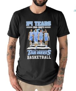 114 Years 1910 2024 North Carolina Tar Heels Basketball T Shirt