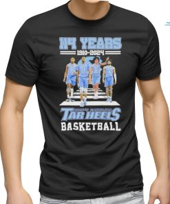 114 Years 1910 2024 North Carolina Tar Heels Basketball T Shirt