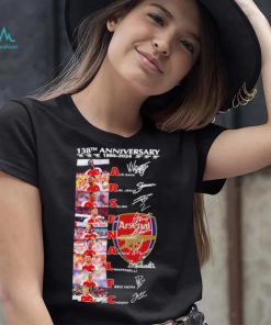 138th anniversary 1886 2024 Arsenal FC player name signatures logo shirt