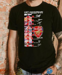 138th anniversary 1886 2024 Arsenal FC player name signatures logo shirt
