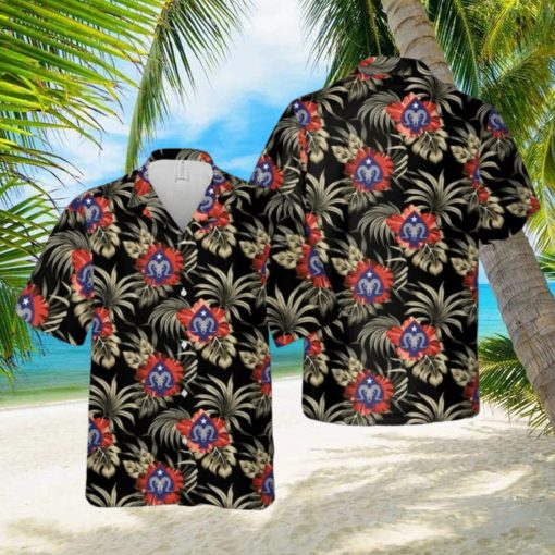 17th Sustainment Brigade (United States) Nevada Army National Guard Button Down Hawaiian Shirt