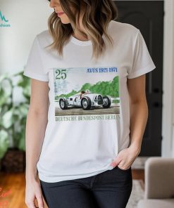 1971 Germany Avus Automobile Race Stamp T Shirt