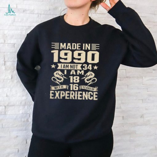 1990 Limied Edition Experience shirt