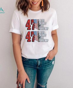 2 Pack 47th God Guns and Trump shirt