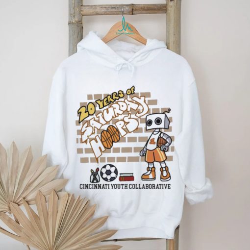 20 Years Of Saturday Hoops Cincinnati Youth Collaborative T shirt