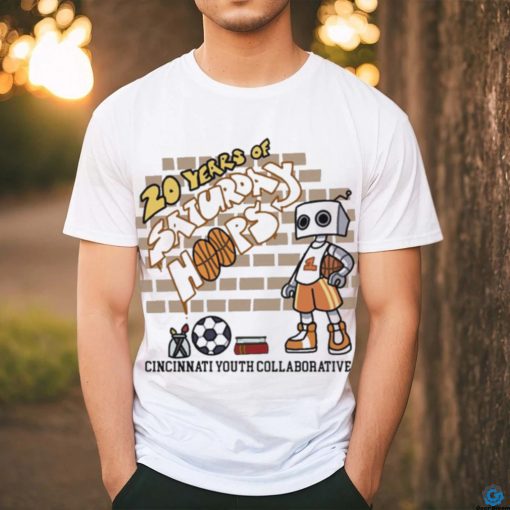 20 Years Of Saturday Hoops Cincinnati Youth Collaborative T shirt