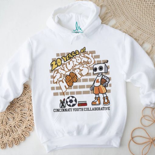 20 Years Of Saturday Hoops Cincinnati Youth Collaborative T shirt