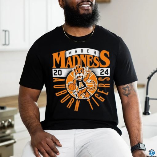 2024 Auburn Tigers March Madness Mascot NCAA logo shirt