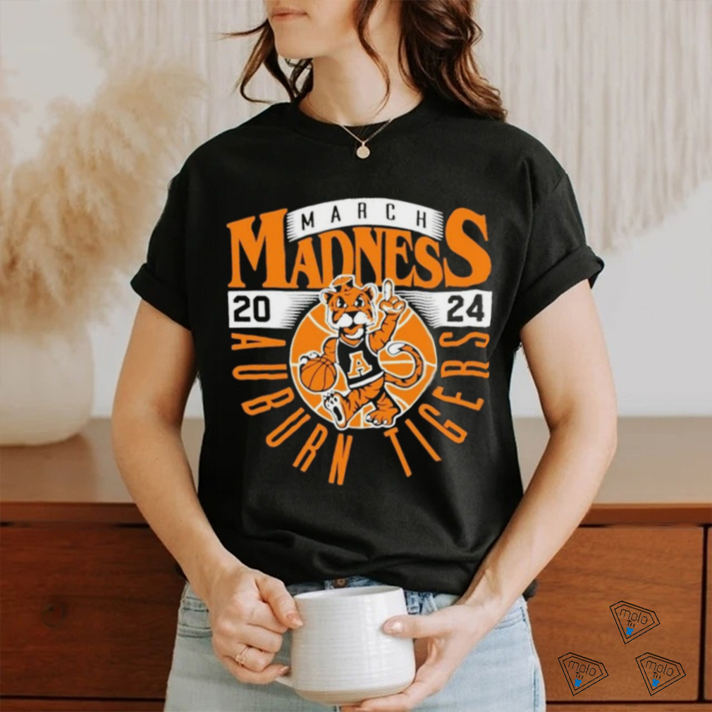 2024 Auburn Tigers March Madness Mascot NCAA logo shirt 2024 Auburn Tigers March Madness Mascot NCAA logo shirt