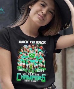2024 Back To Back Six Nations Champions Irish Rugby shirt