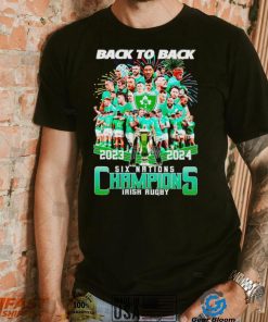 2024 Back To Back Six Nations Champions Irish Rugby shirt