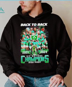 2024 Back To Back Six Nations Champions Irish Rugby shirt