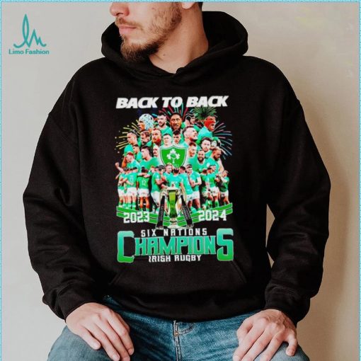 2024 Back To Back Six Nations Champions Irish Rugby shirt