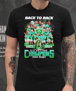 2024 Back To Back Six Nations Champions Irish Rugby shirt