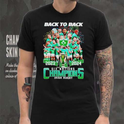 2024 Back To Back Six Nations Champions Irish Rugby shirt
