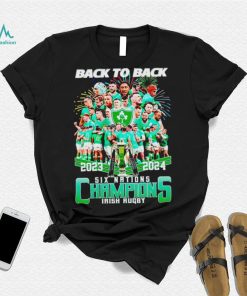 2024 Back To Back Six Nations Champions Irish Rugby shirt