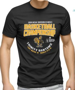 2024 NCAA Division III Championship Trinity Bantams Men’s Basketball Shirt