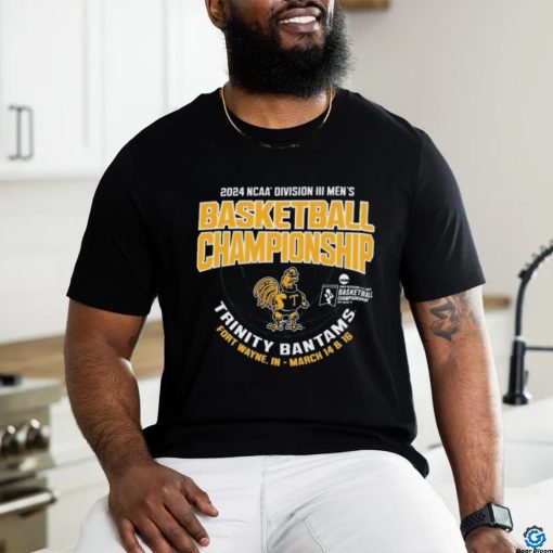 2024 NCAA Division III Championship Trinity Bantams Men’s Basketball Shirt