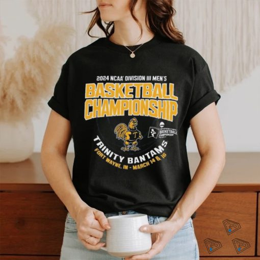 2024 NCAA Division III Championship Trinity Bantams Men’s Basketball Shirt