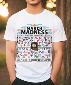 2024 Ncaa March Madness The Road to Phoenix Logo Shirt